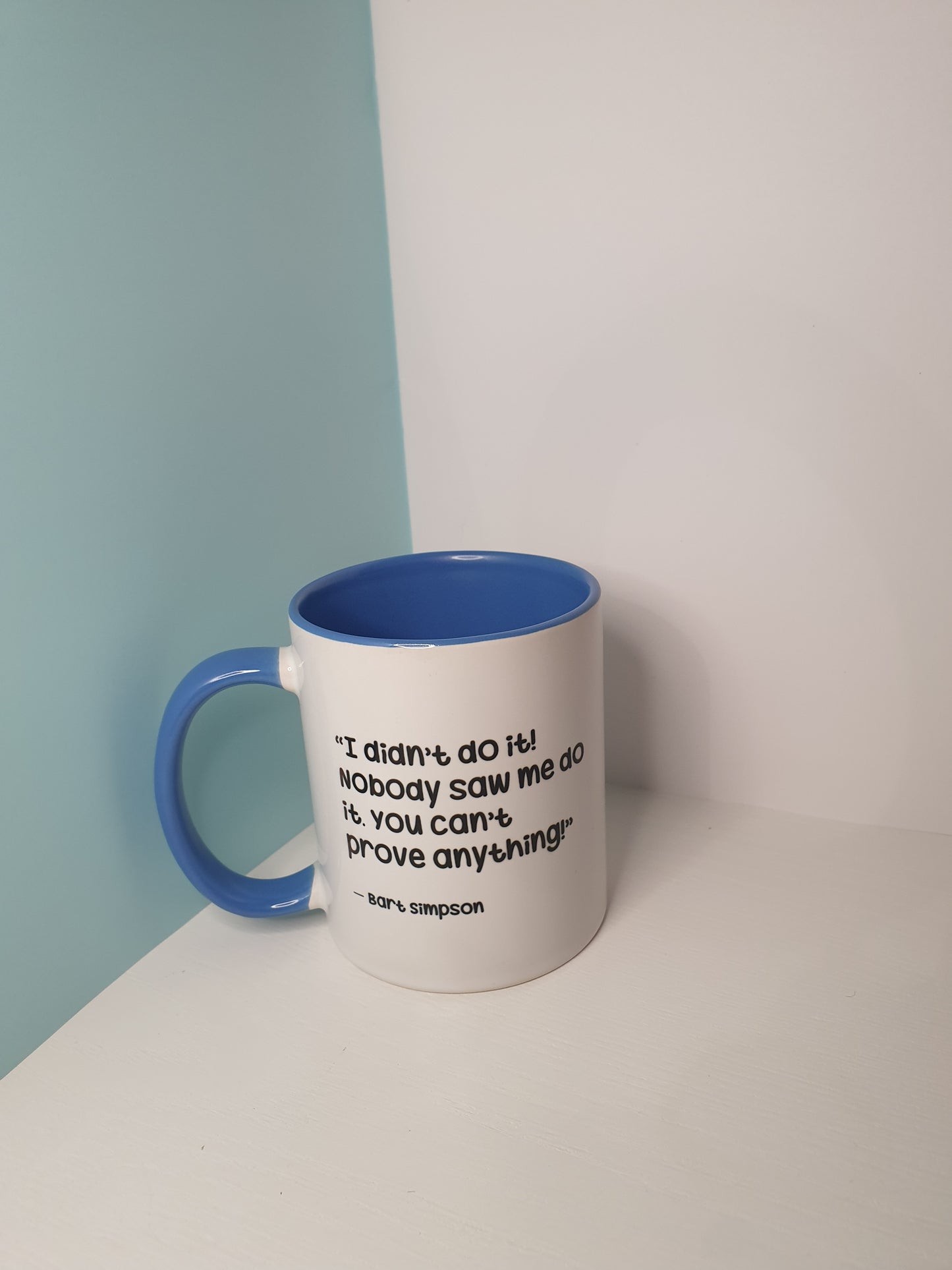 Bart Simpson Famous Excuse Mug