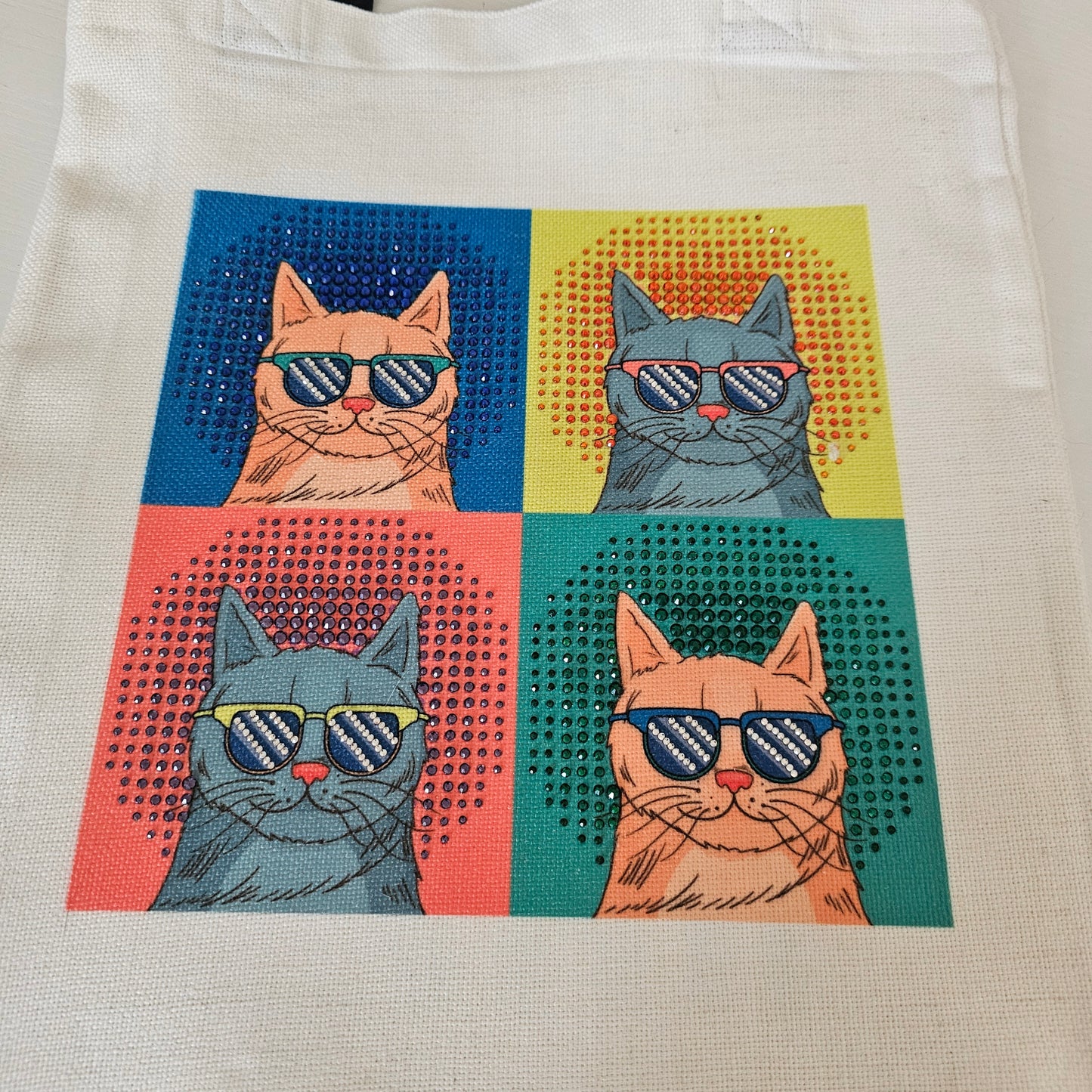 Retro Cat Reusable Bag